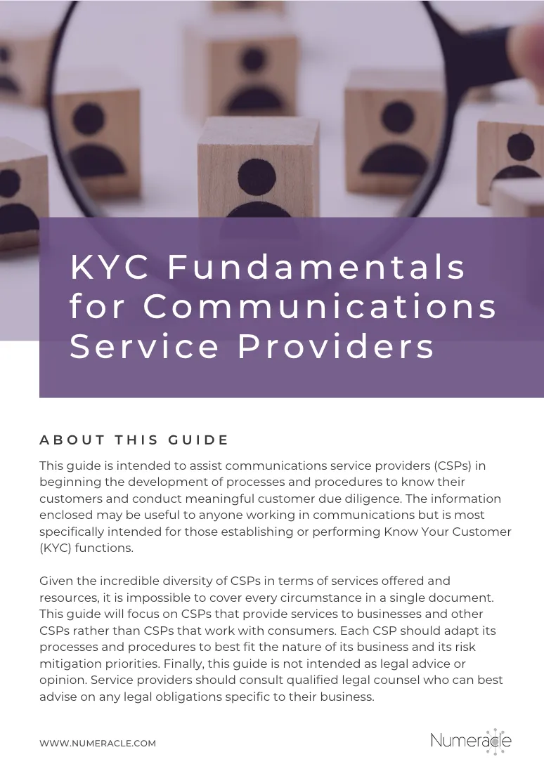 KYC Guide Title Page